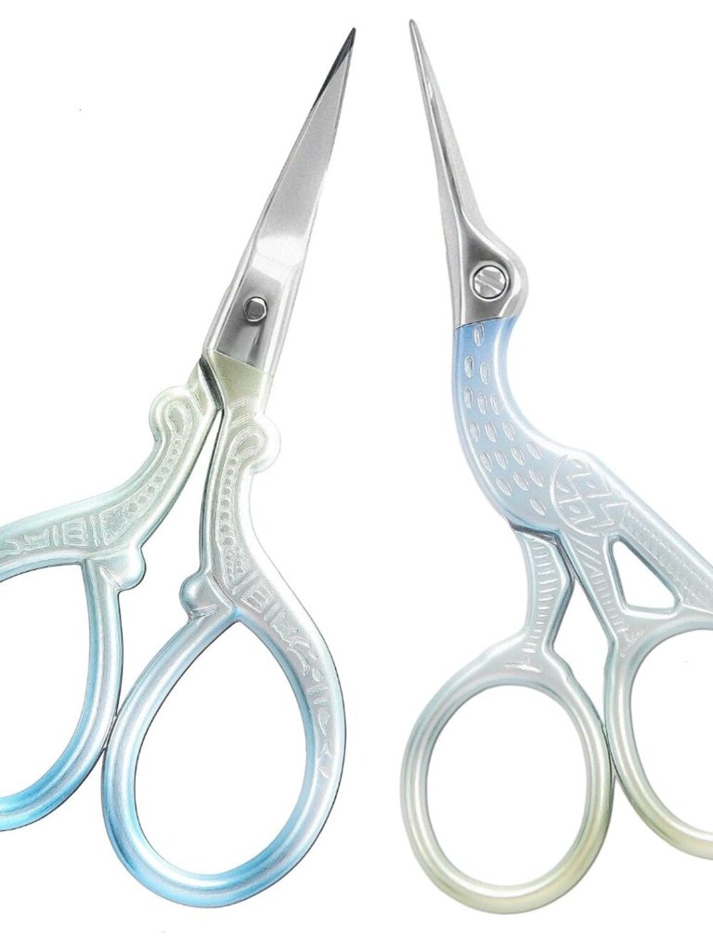 Embroidery Scissors 2 Pcs Small Sewing Scissors Sharp Stainless Steel 3.6 Inches